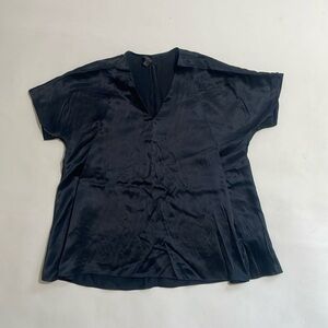 COS 100% silk v neck blouse